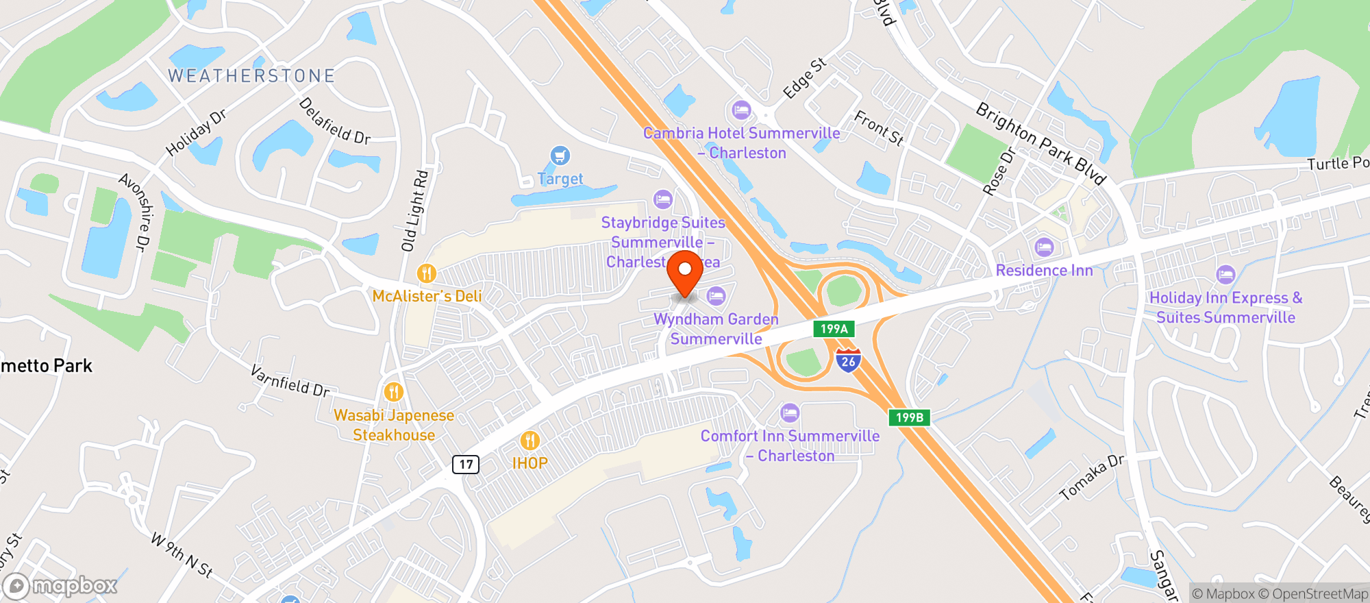 Map showing El Patron Junior