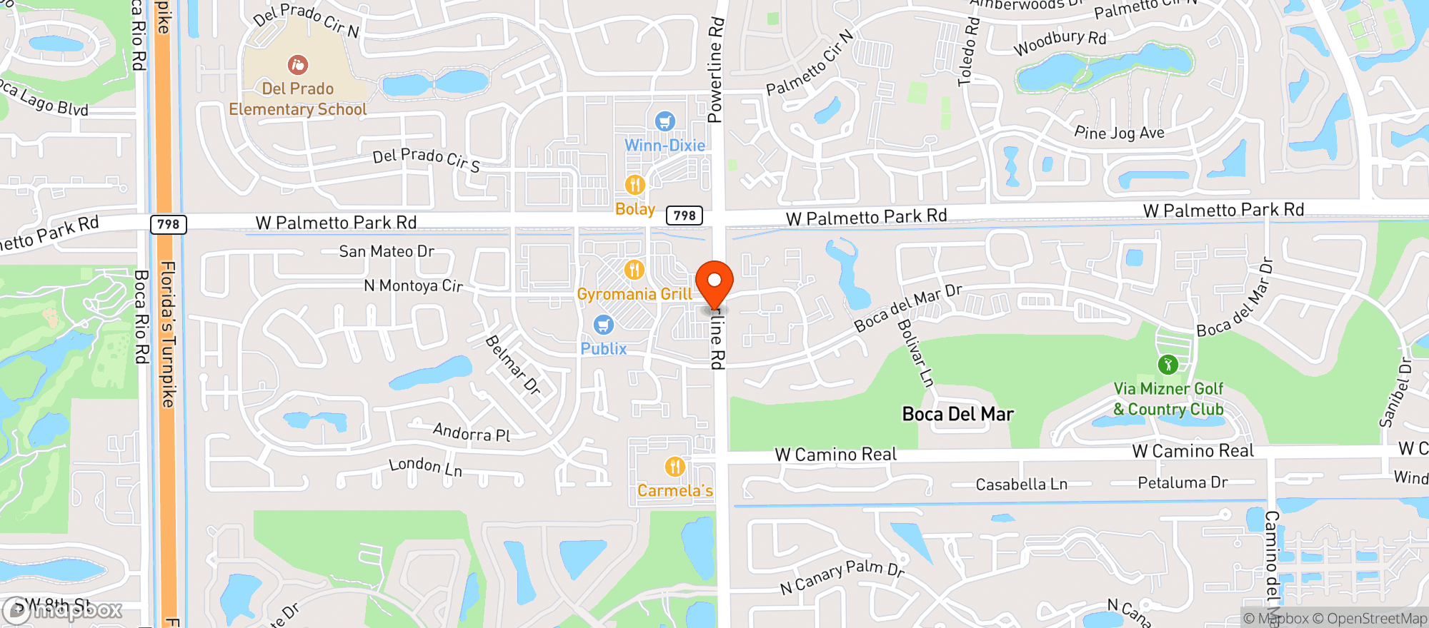 Map showing STAR WINE & SPIRITS