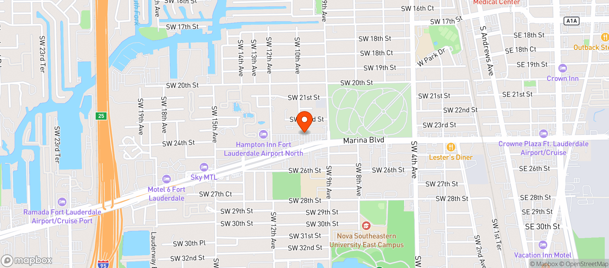 Map showing Big Daddy's Wine And Liquor - Fort Lauderdale