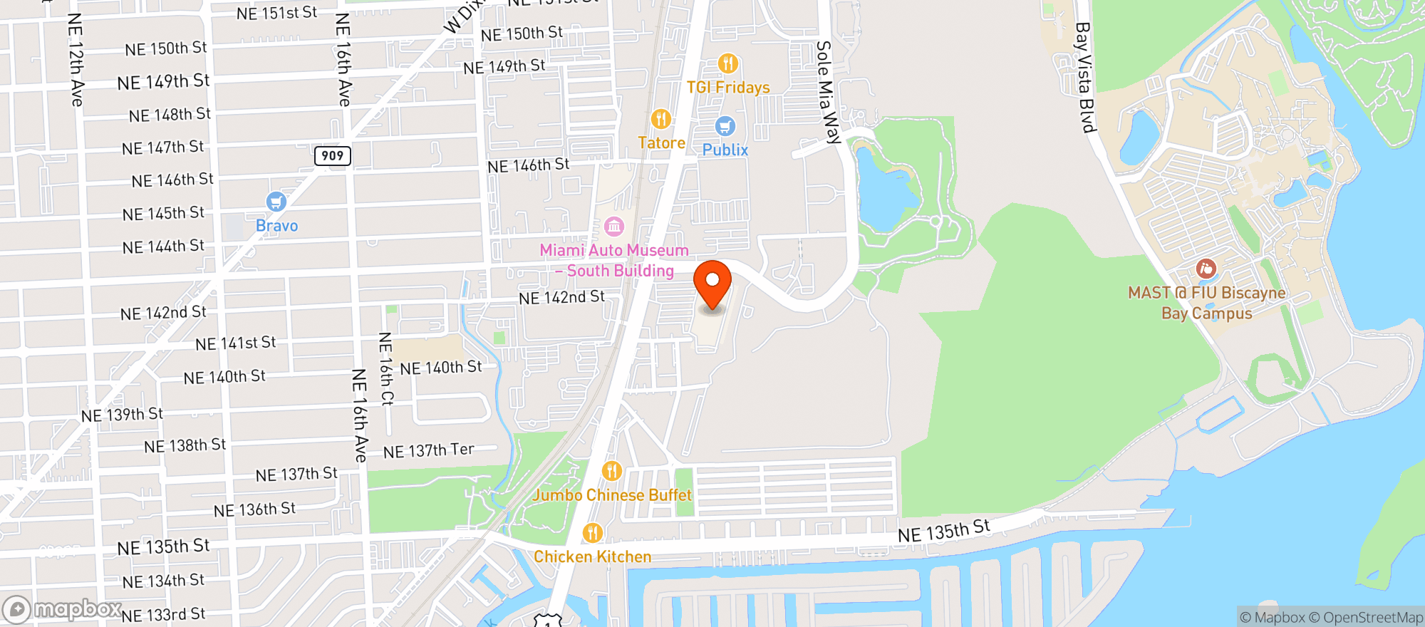 Map showing TARGET