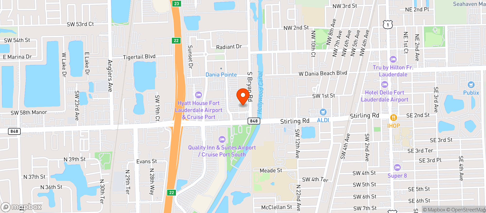 Map showing Sprouts Market