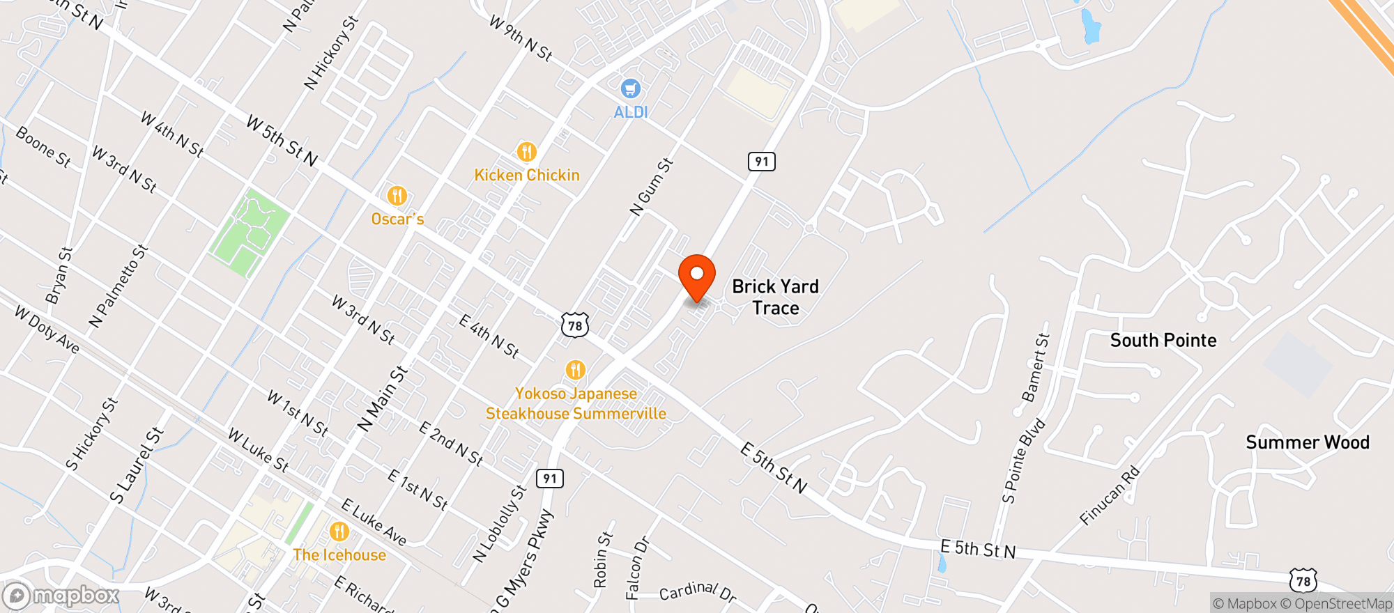 Map showing Parkers #115