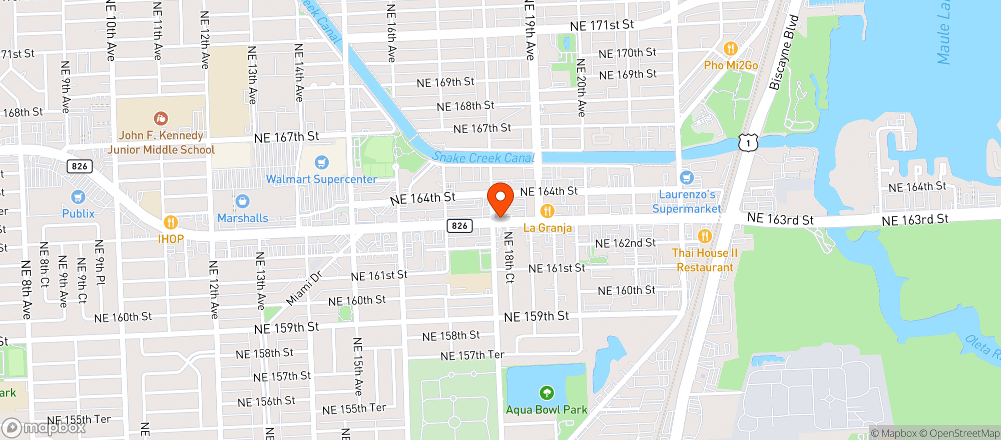 Map showing Puff Miami