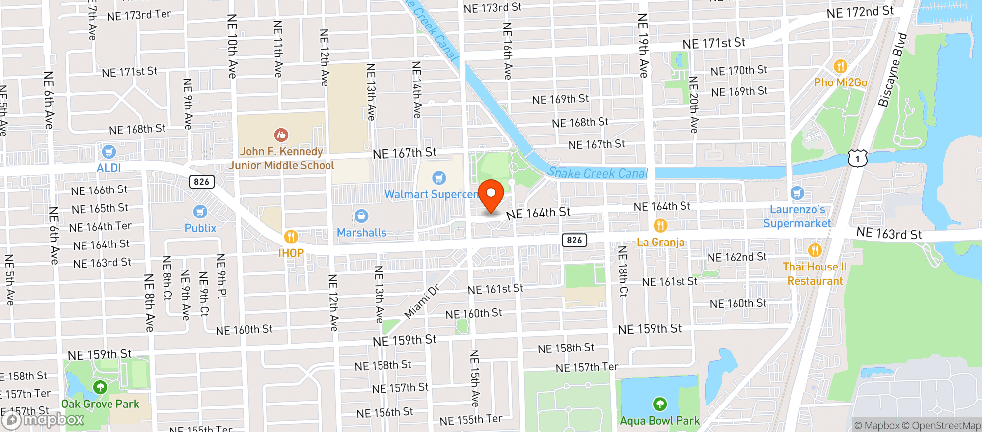Map showing OMO-T Smoke SHop