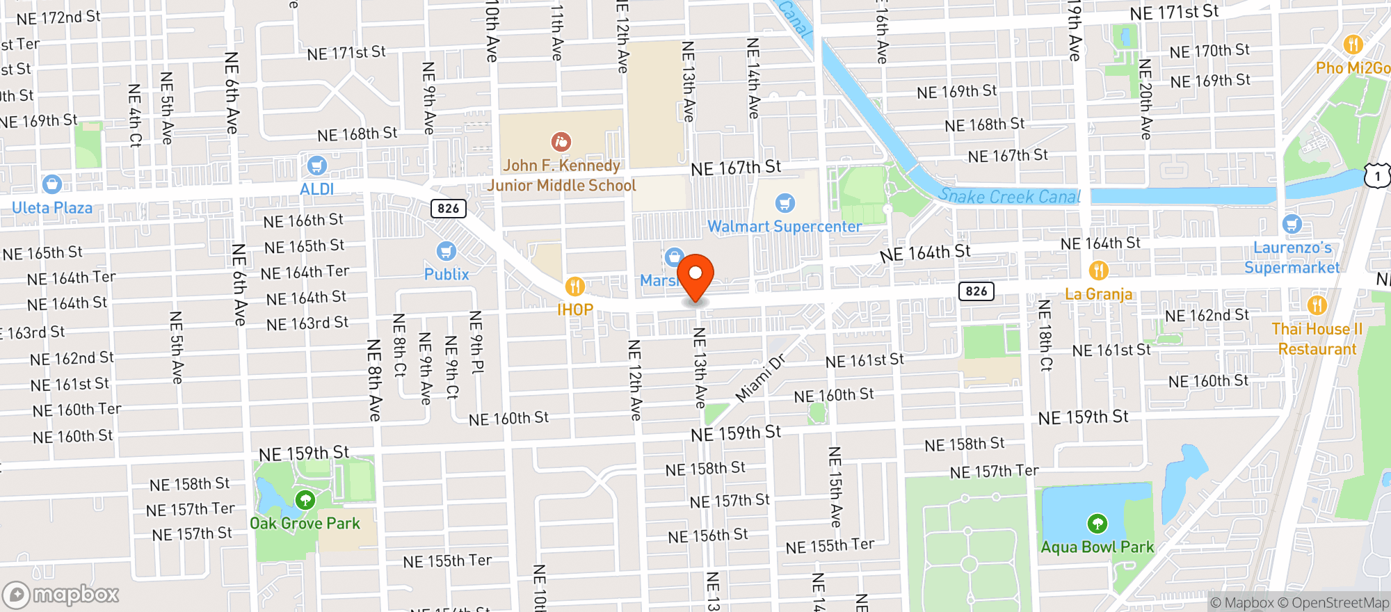 Map showing Absolute Liquors