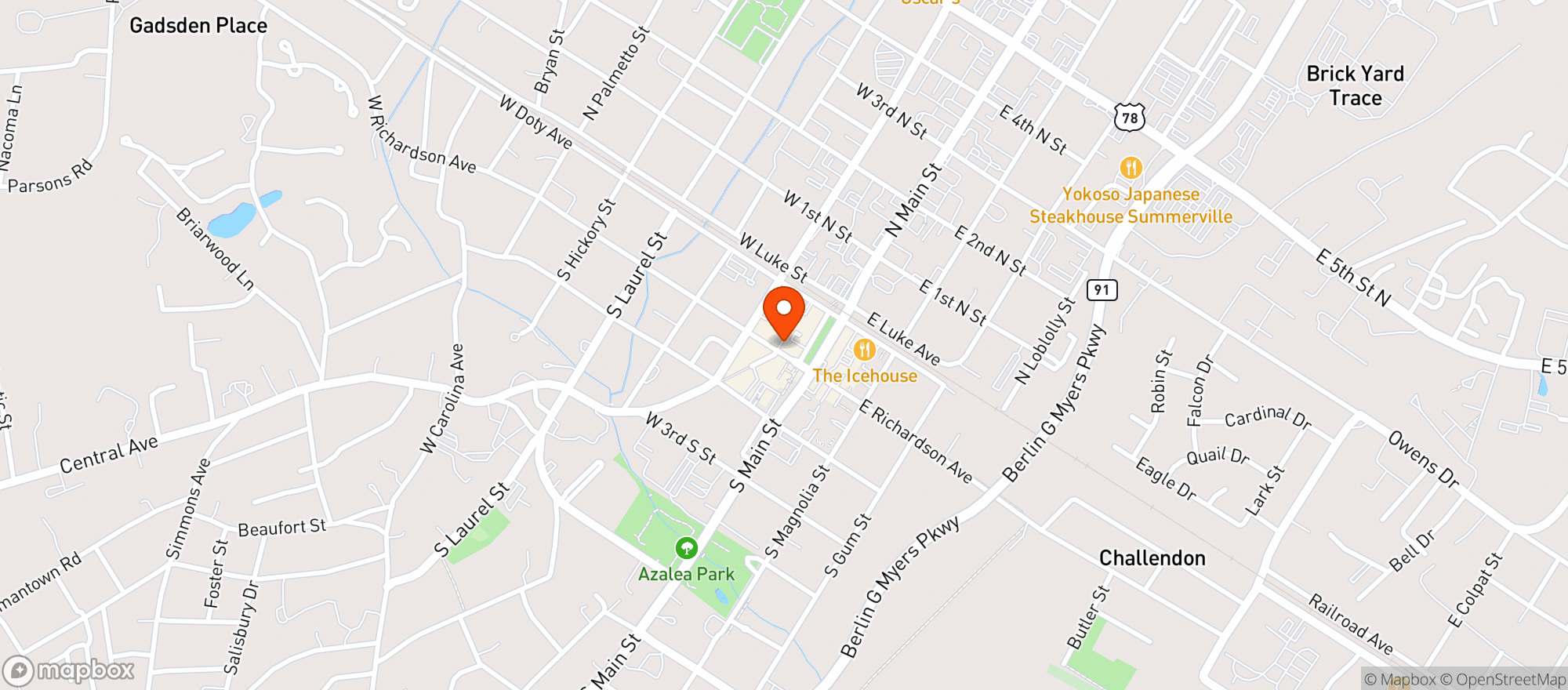 Map showing Sweetwater One Twenty Three