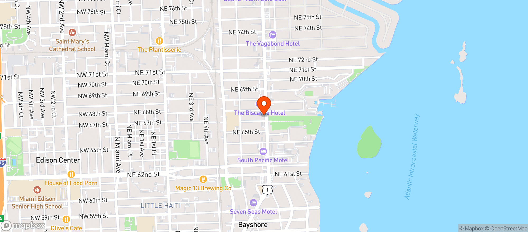 Map showing HERBIN LIVING