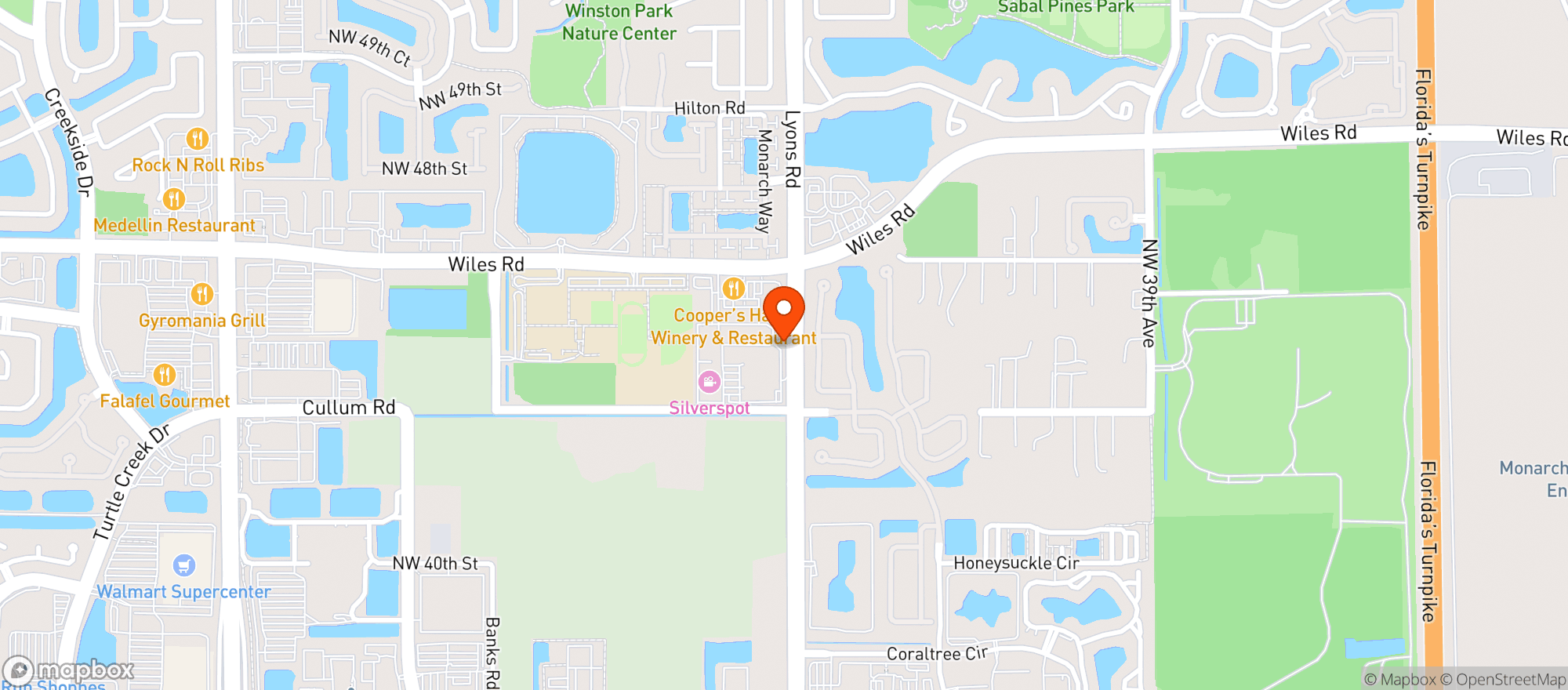 Map showing Bar Louie
