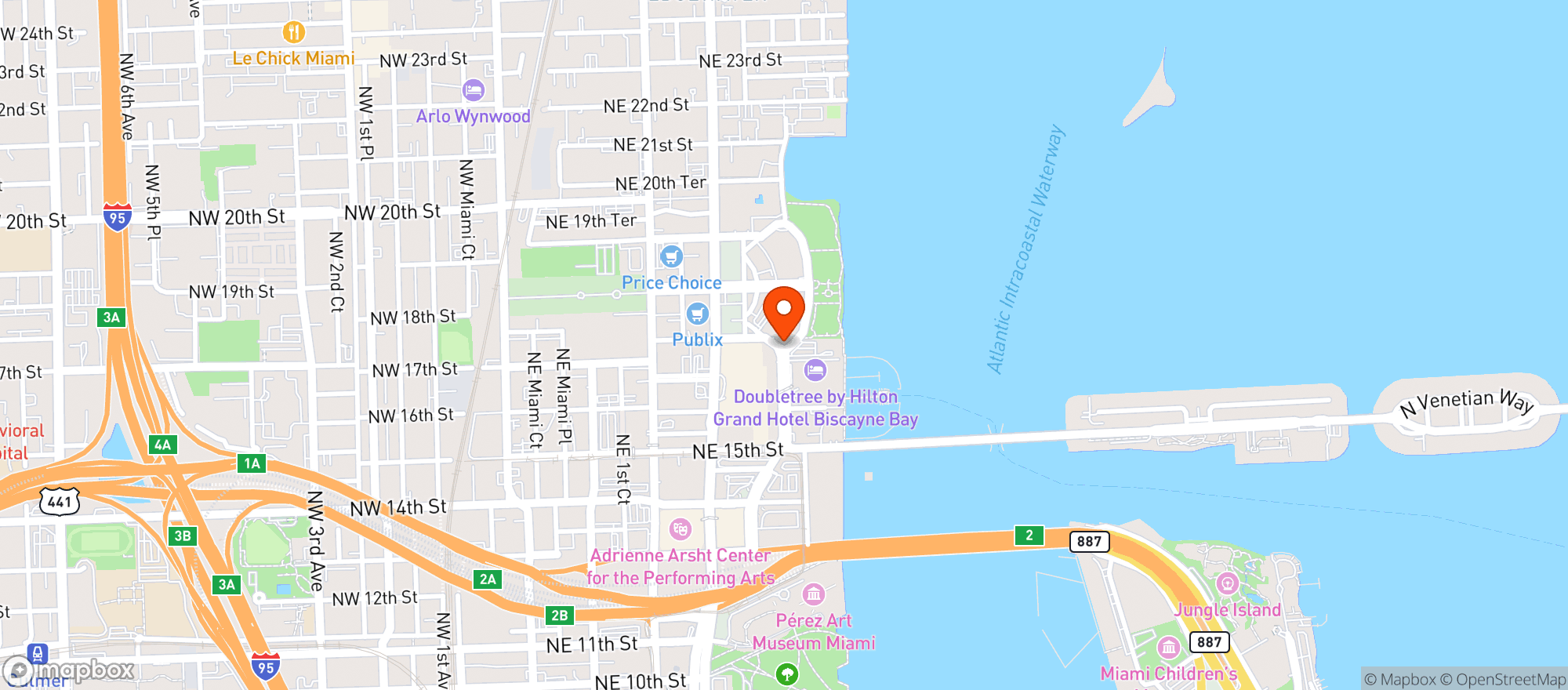 Map showing GET N GO