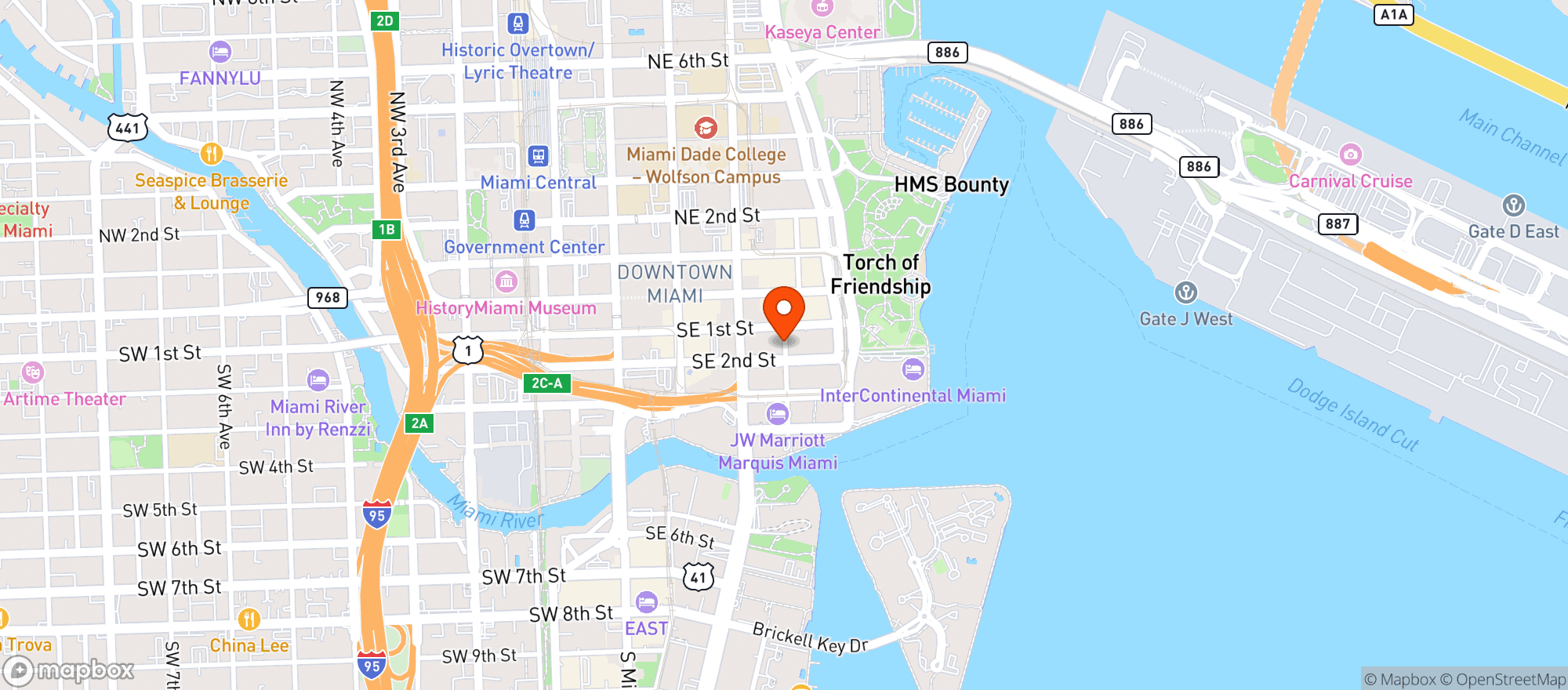 Map showing Cvs Pharmacy