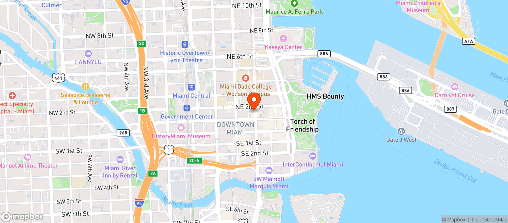 Map showing Niu Kitchen