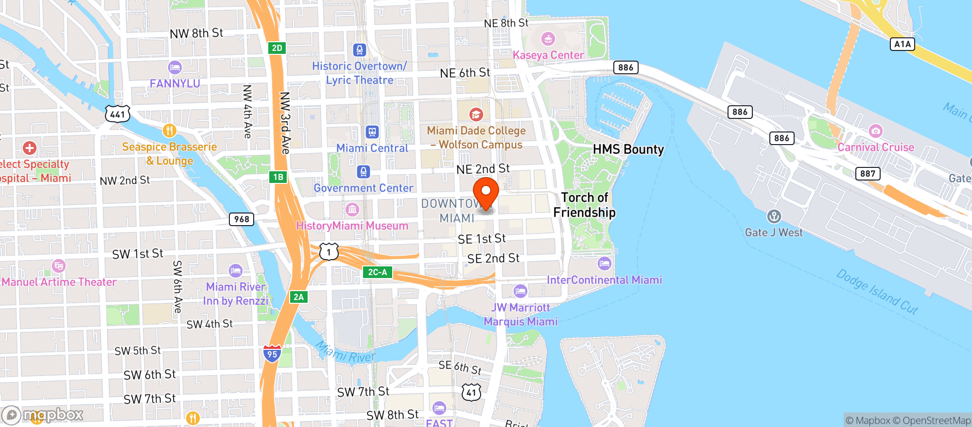 Map showing Lost Boy