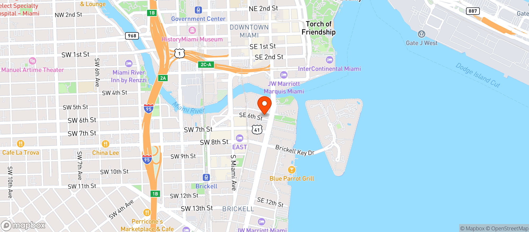 Map showing Better Days