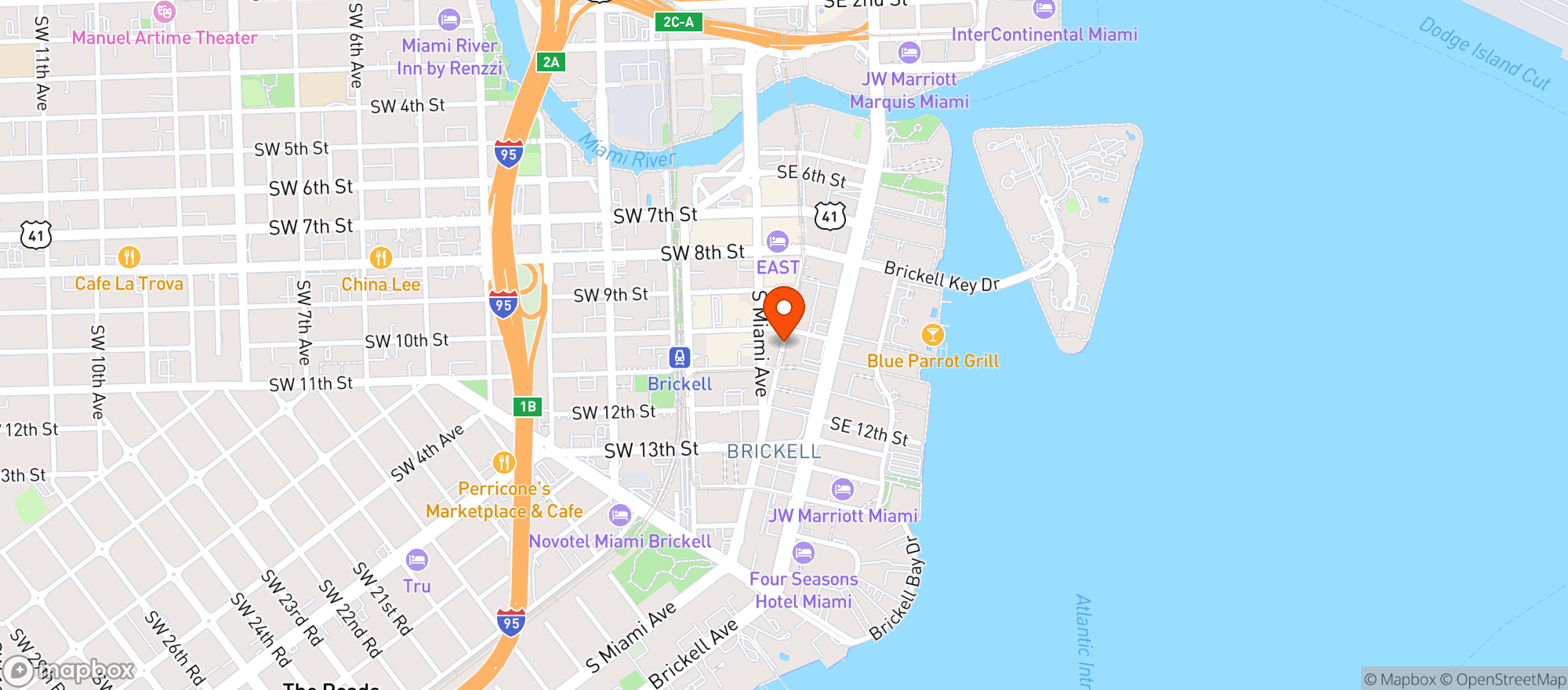 Map showing Dc Pie Co