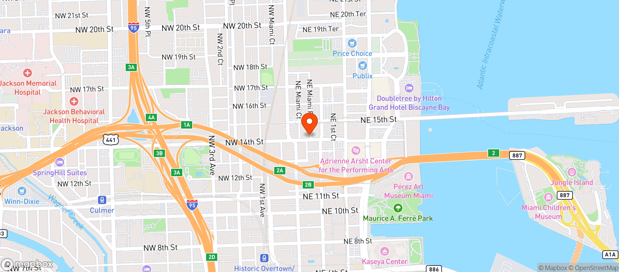 Map showing SQUARE FOOD MARKET