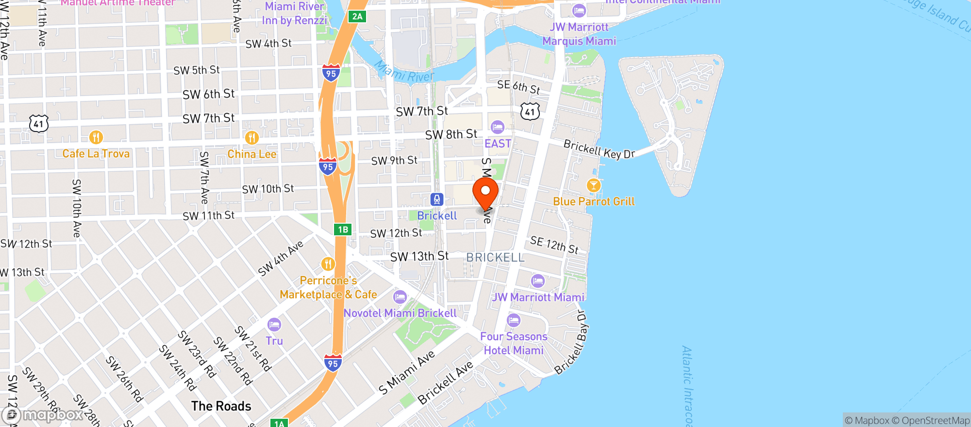 Map showing Prime Cigar
