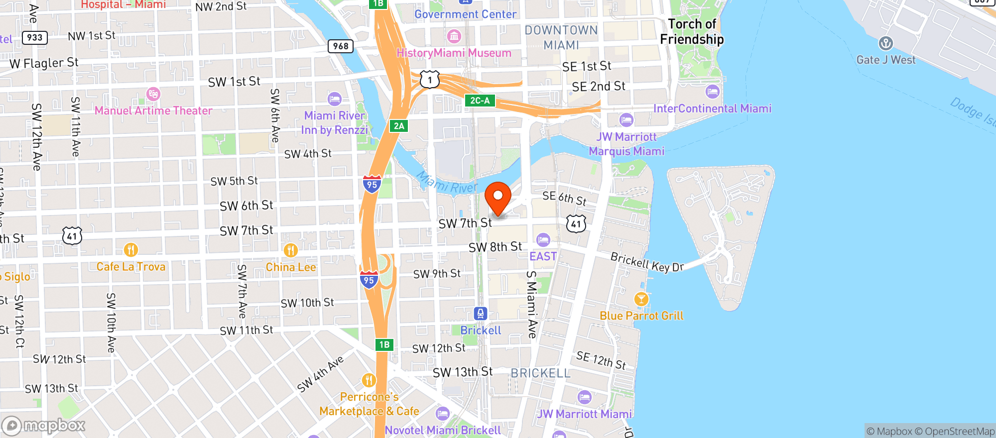 Map showing Tacombi