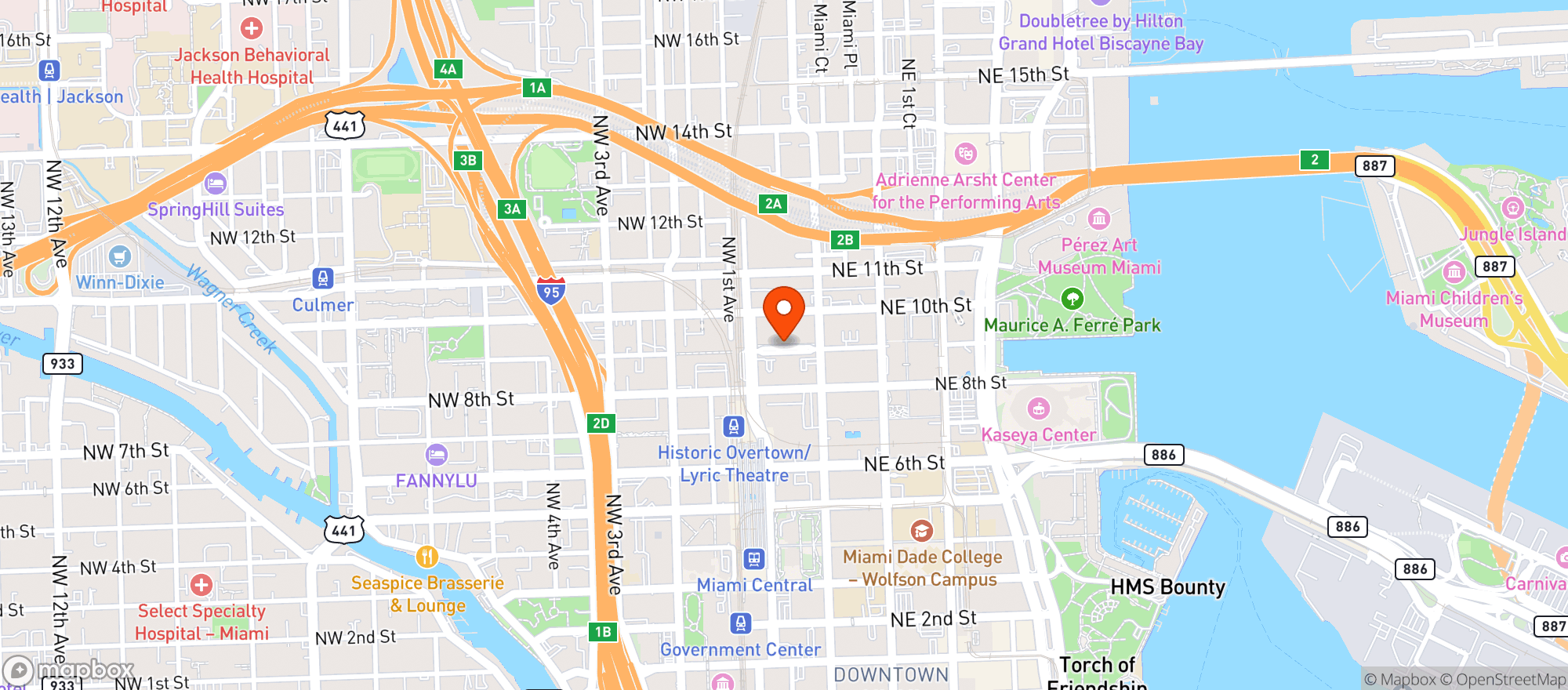 Map showing Deli View