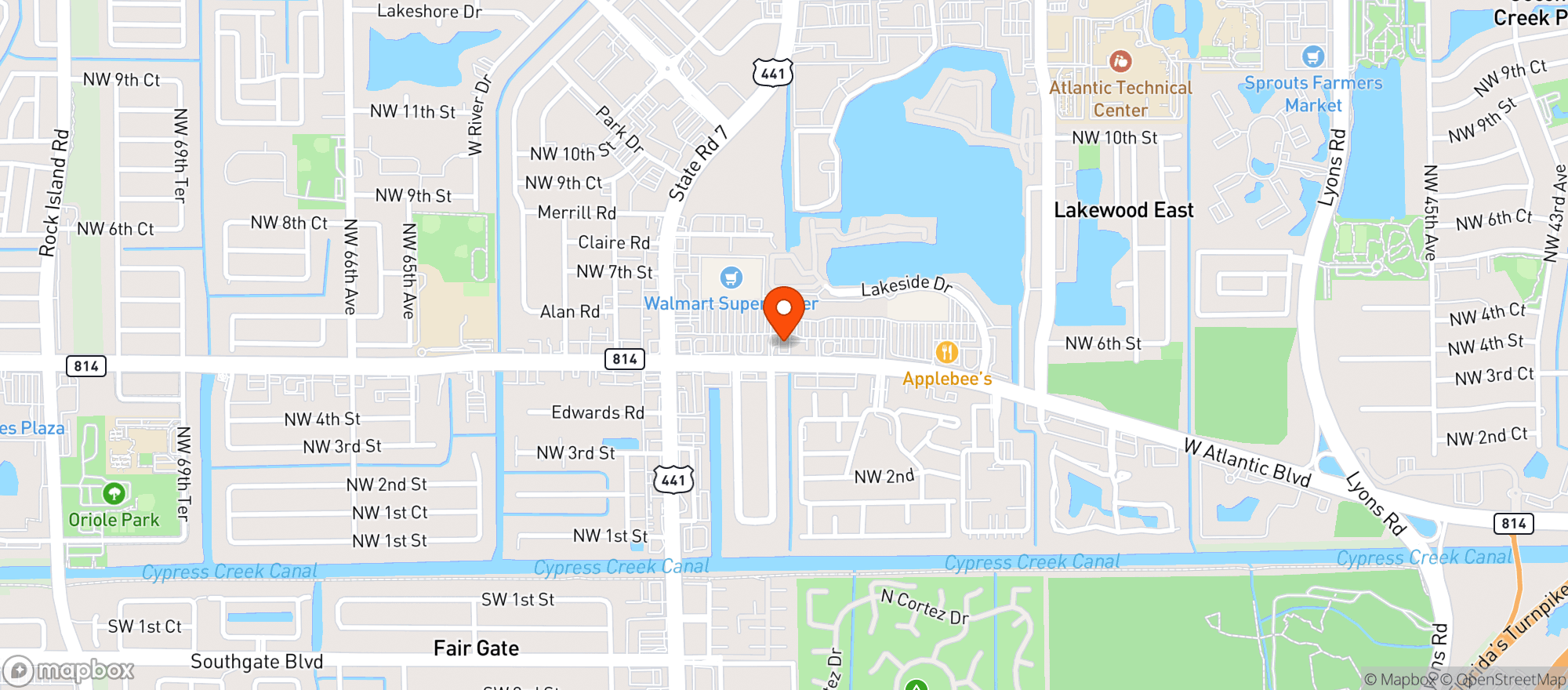 Map showing C-Farms #9784