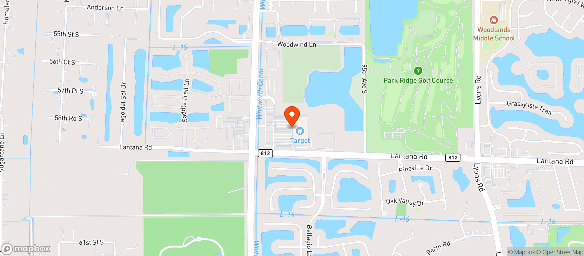 Map showing Supertarget