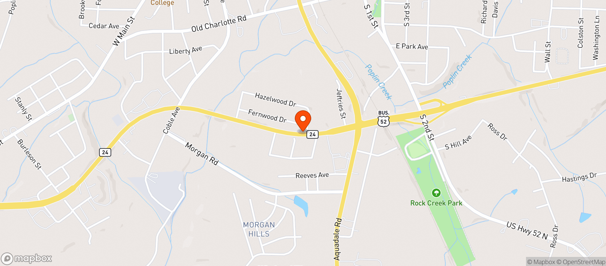 Map showing Gnc