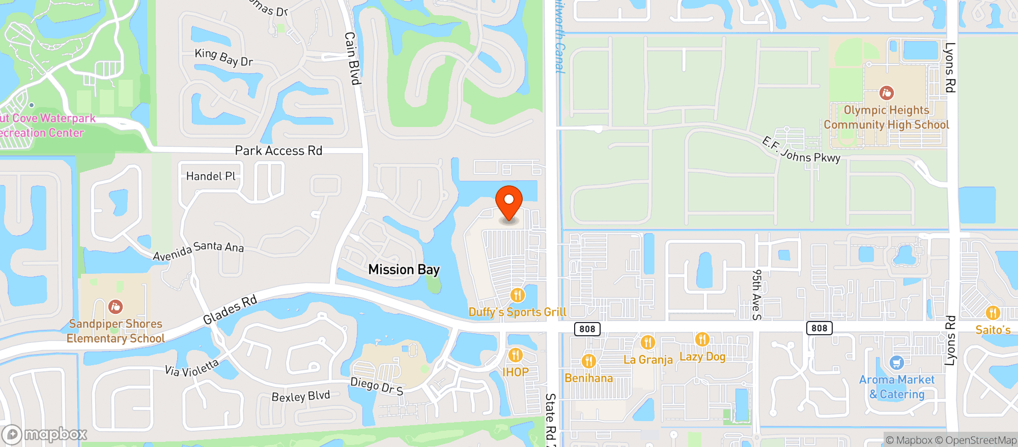 Map showing Fresh Market 126 - WBOCA
