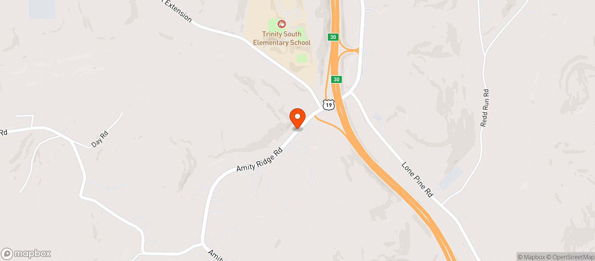 Map showing Lone Pine Beer