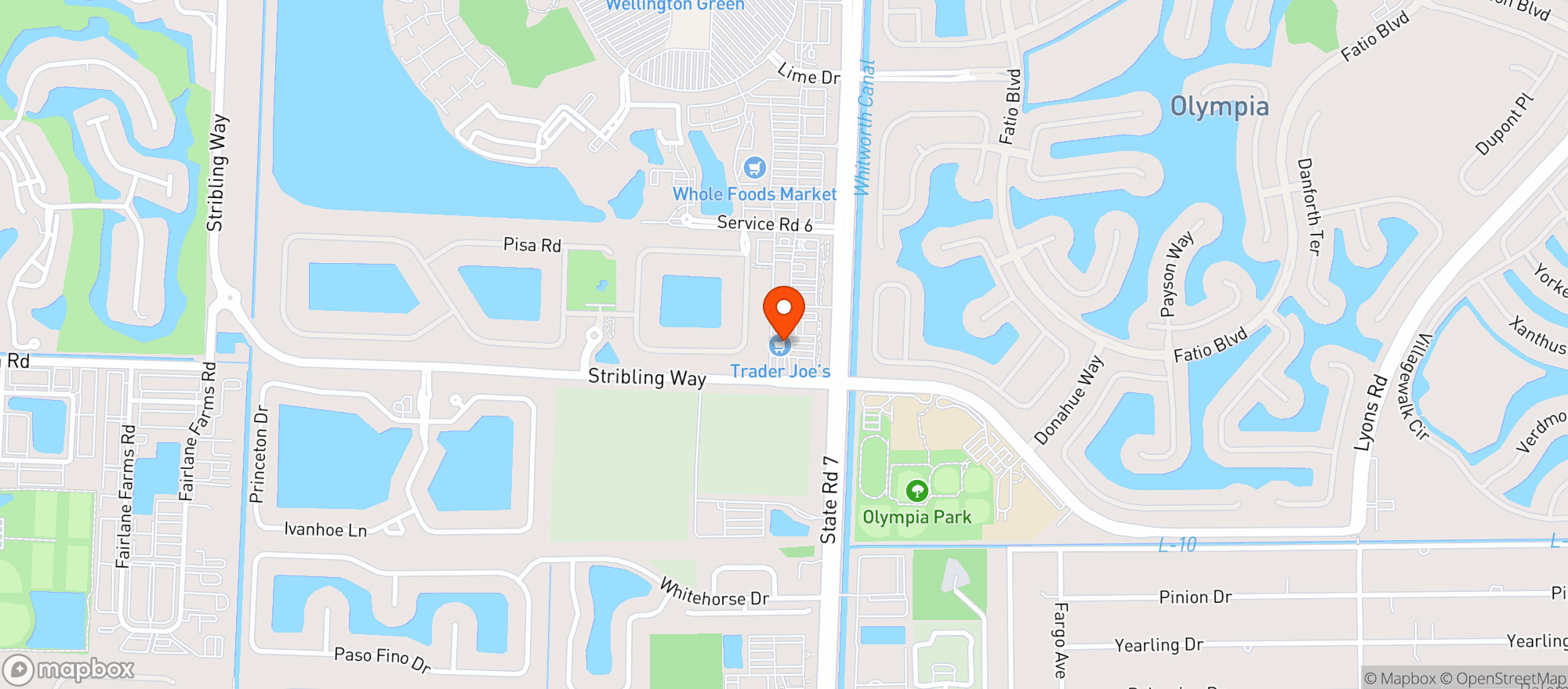 Map showing TRADER JOES #774