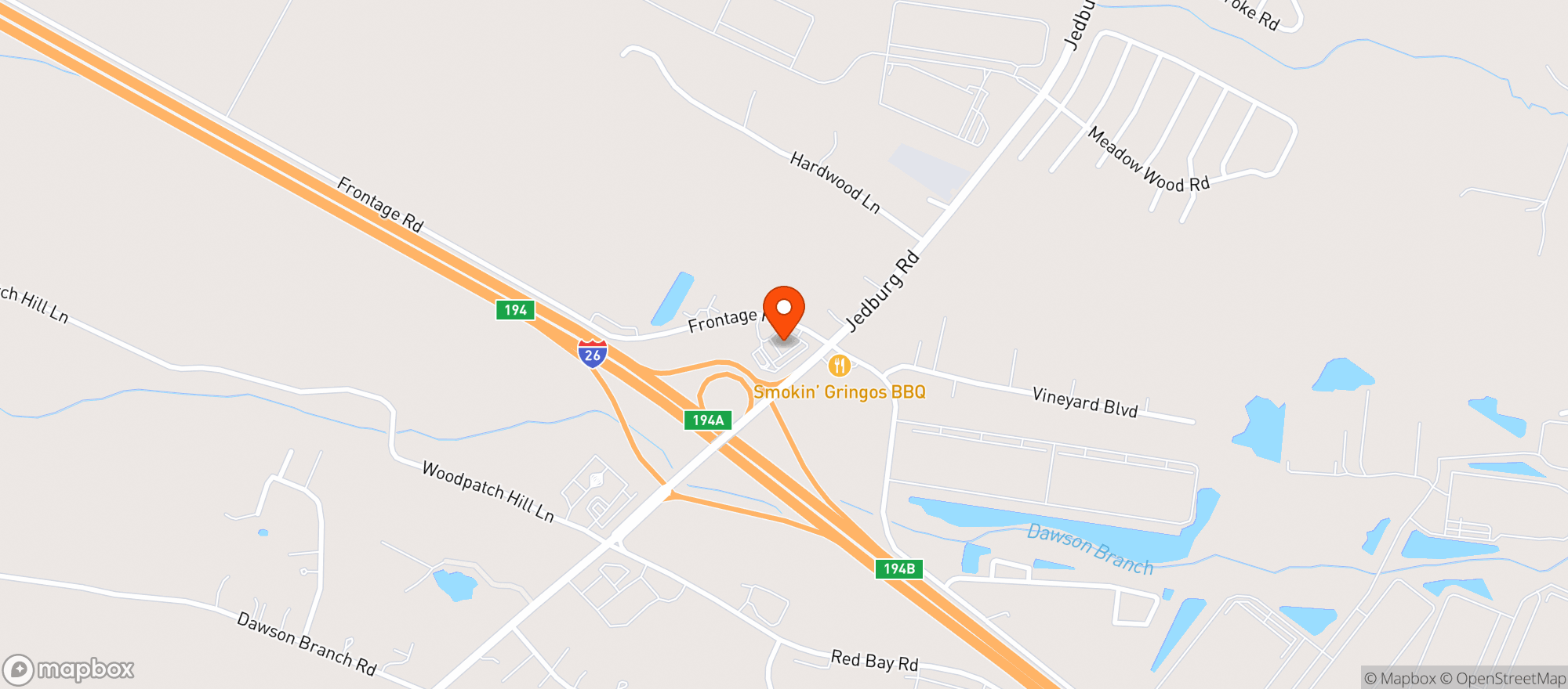 Map showing Spinx #0364 (Chs)