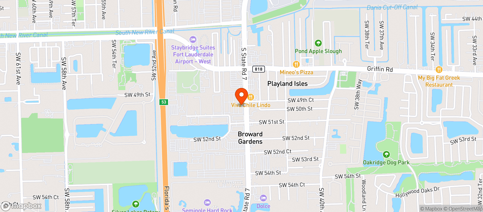 Map showing Infinity Wholesale Group