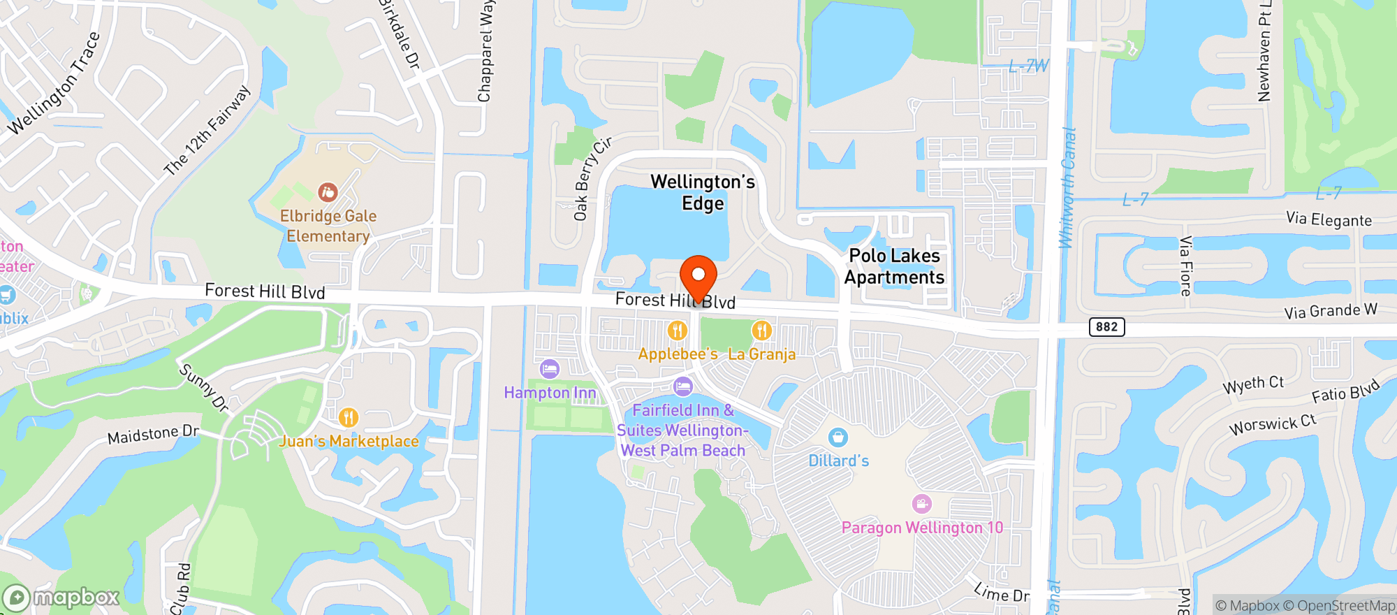 Map showing Fresh Market 073 - WELL
