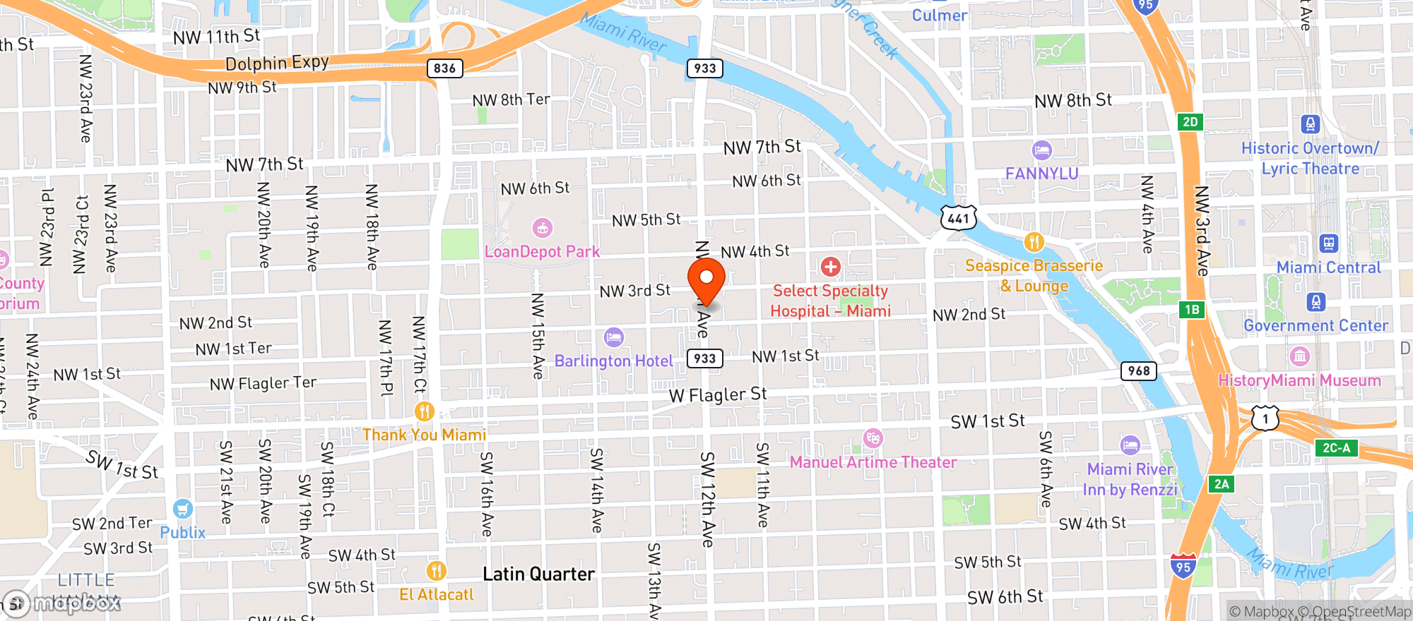 Map showing SMOKING LOUD SMOKE SHOP 