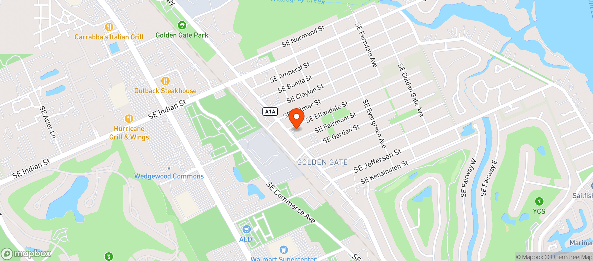 Map showing Azmina Food & Bev Inc