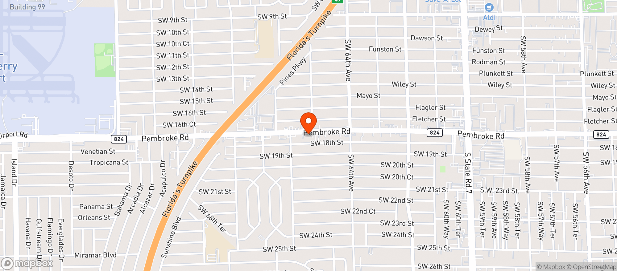 Map showing Bamboo Loft Restaurant & Lounge