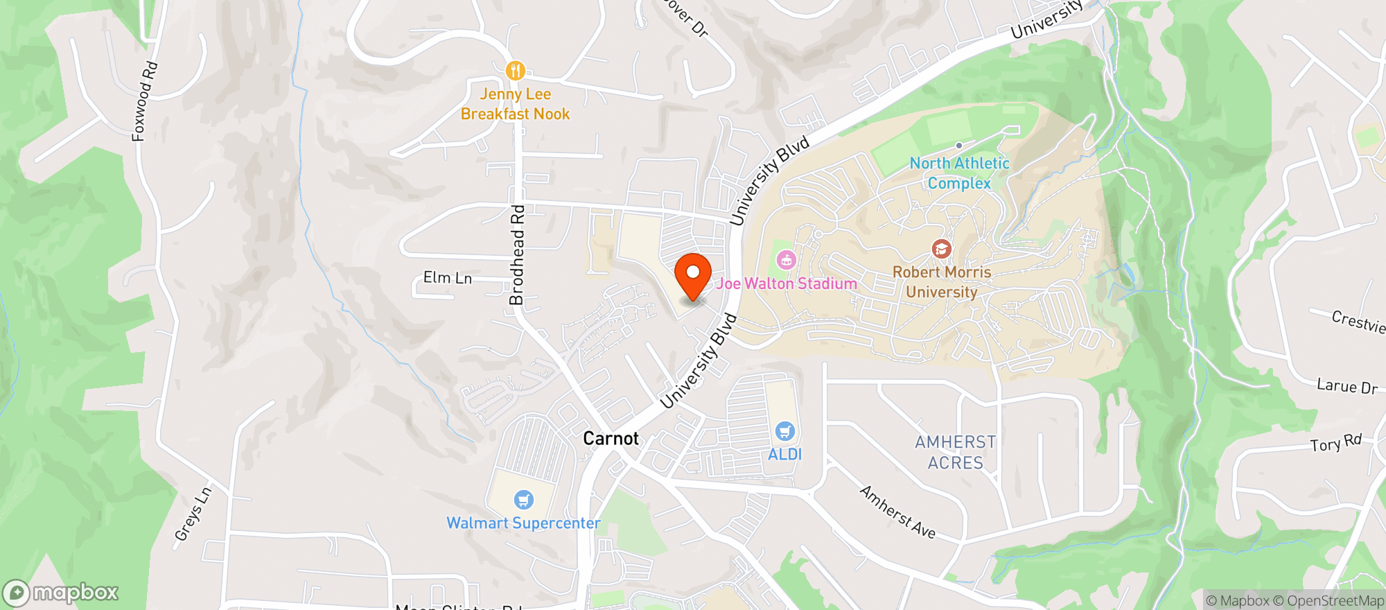 Map showing Giant Eagle