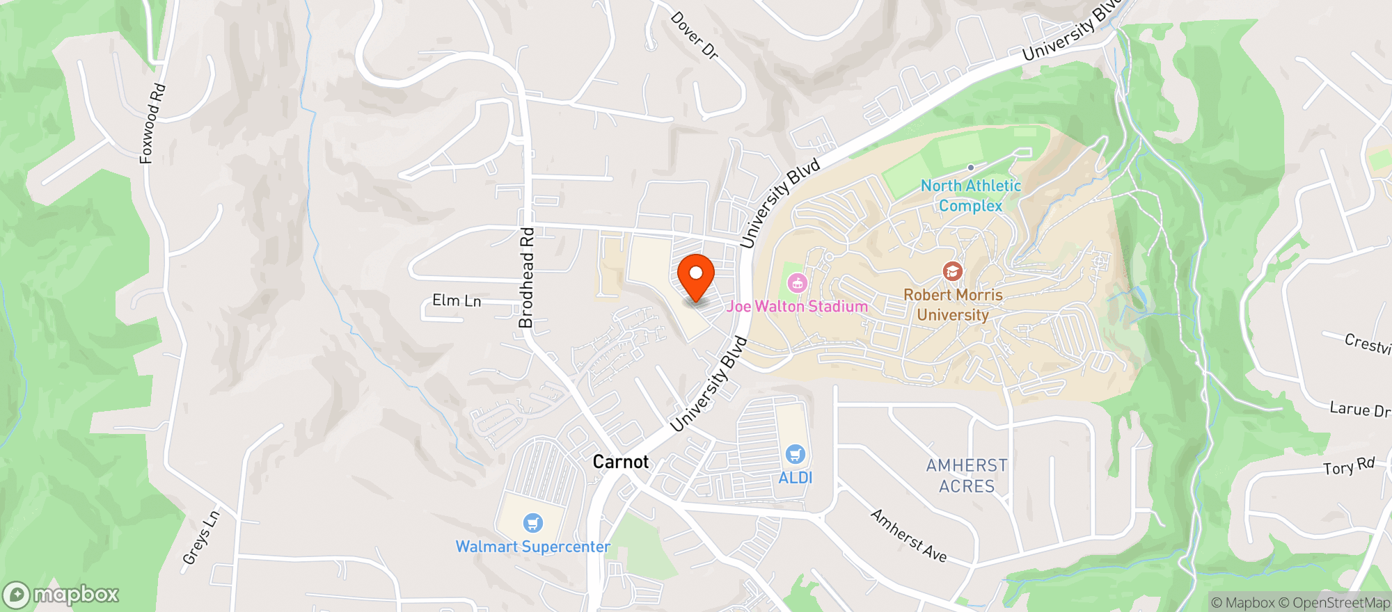 Map showing Gnc