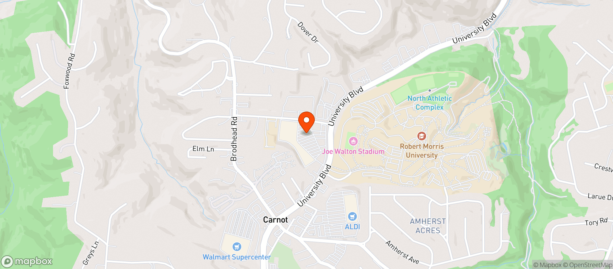 Map showing CBD Store
