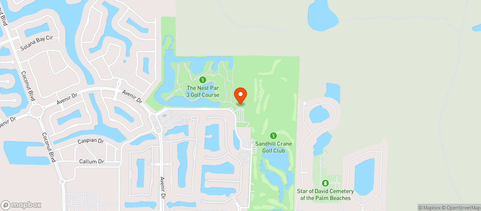 Map showing Caseys Cafe