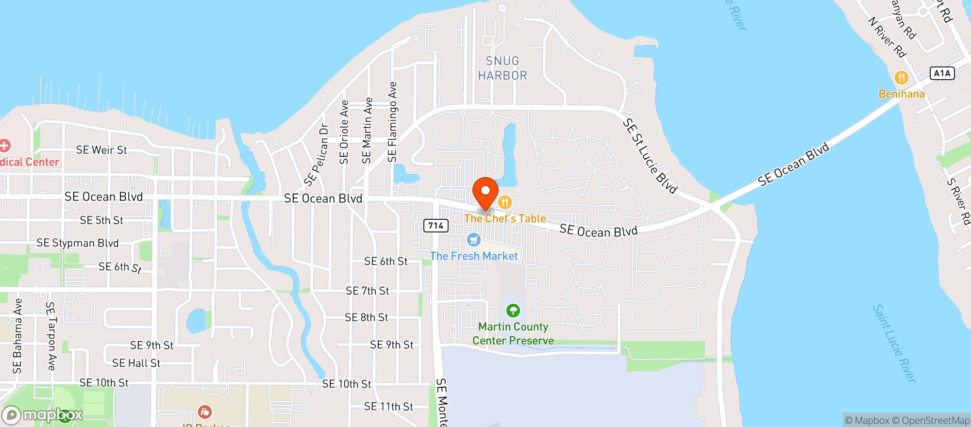 Map showing Fresh Market 137 - STU