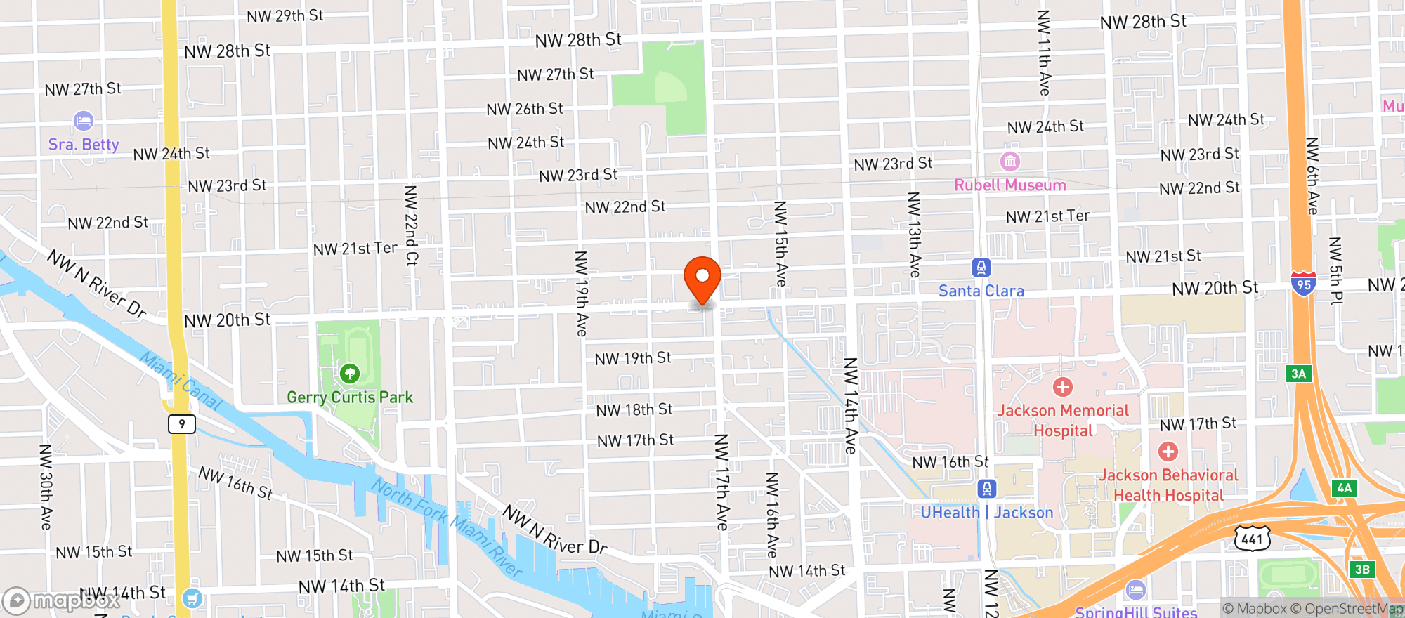 Map showing Luna Haze LLC