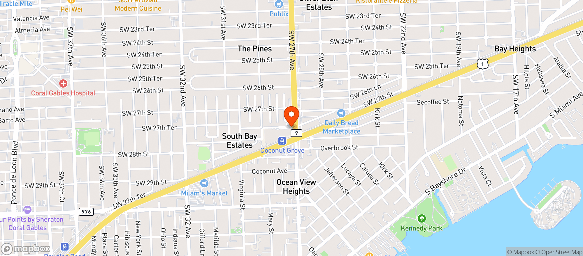 Map showing TARGET STORE