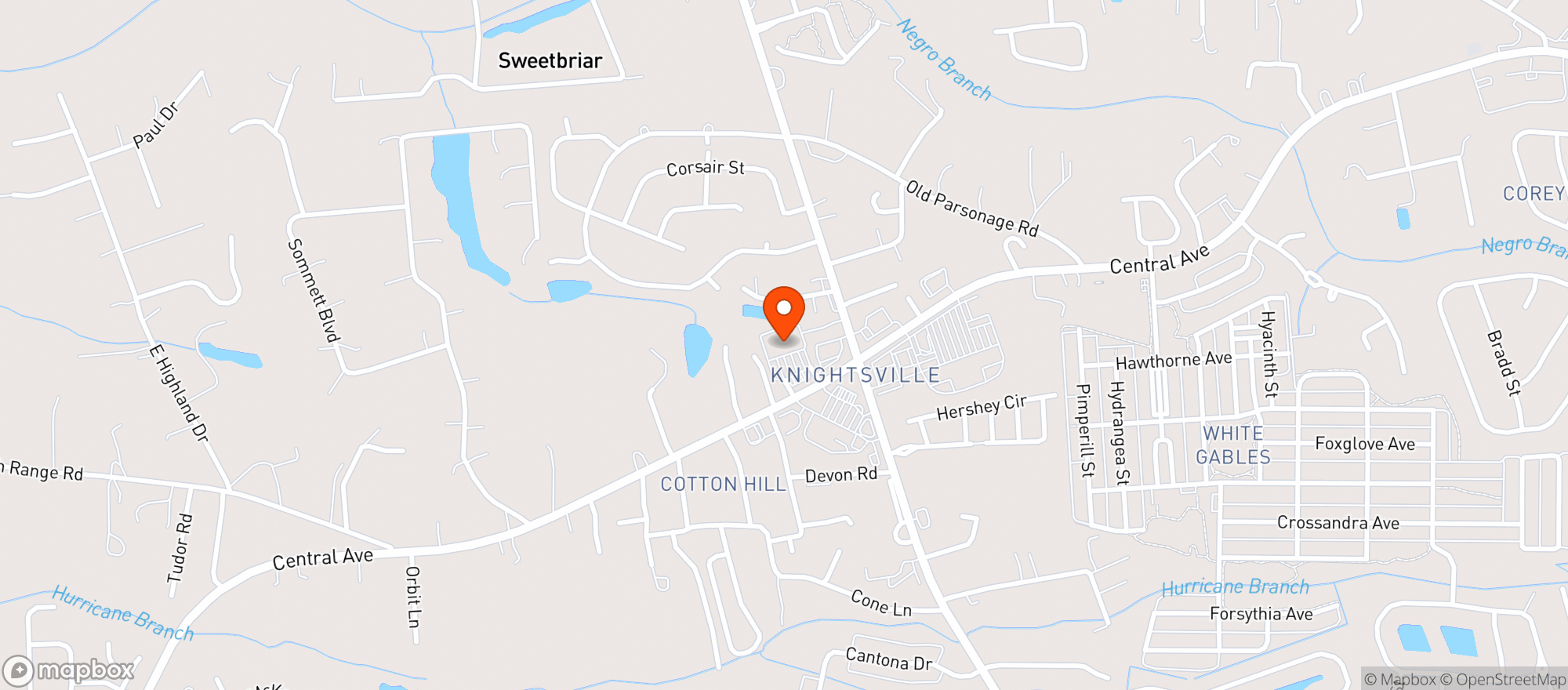 Map showing WALMART NEIGHBORHOOD MARKET