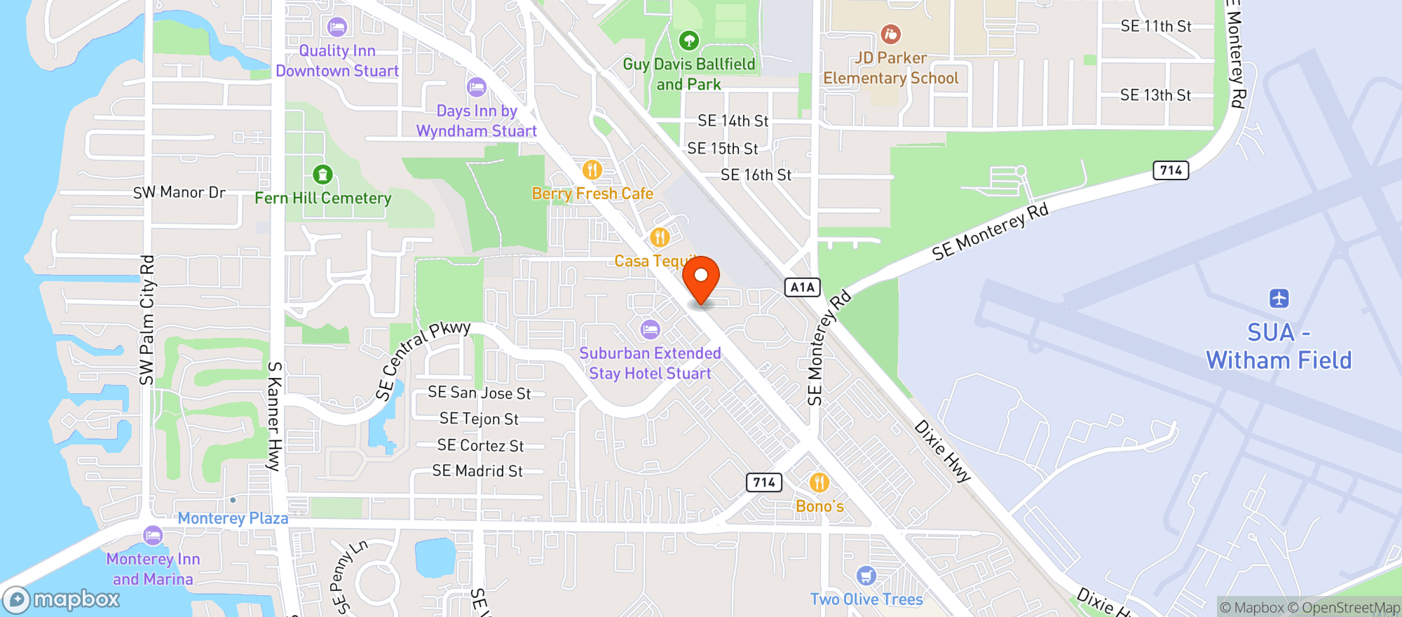 Map showing Gnc - 7234 - Stuart Centre