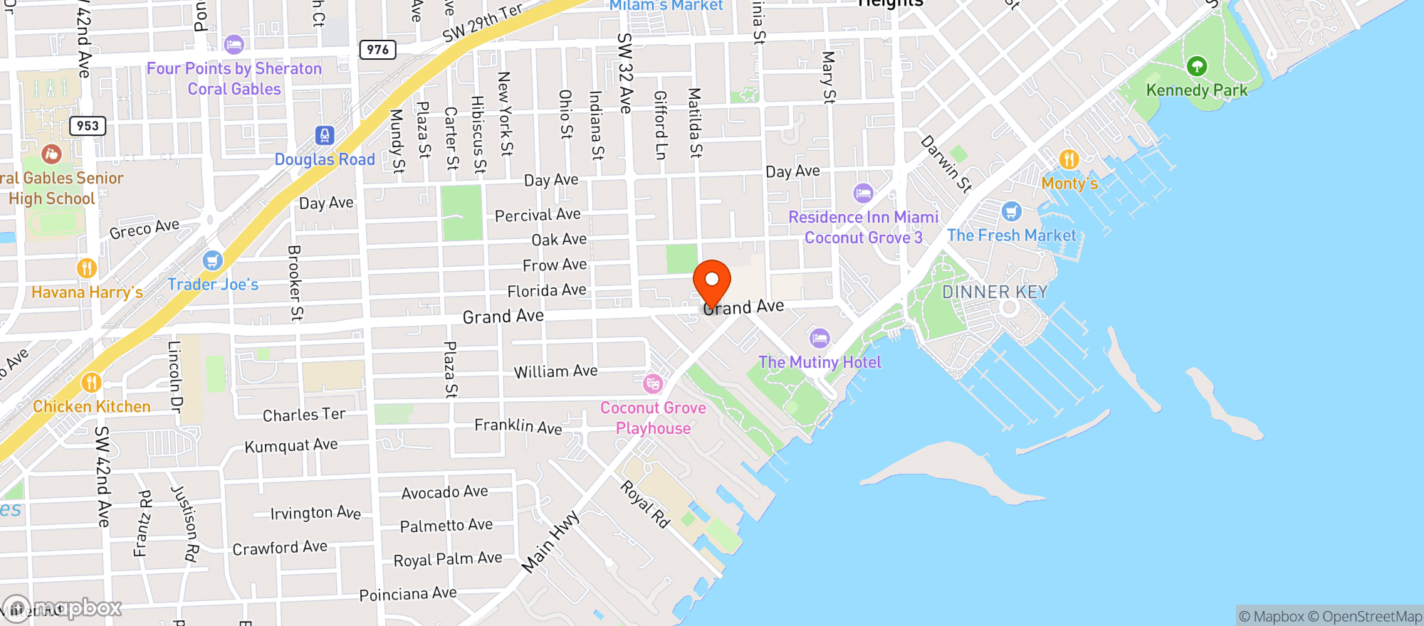 Map showing Vinoteca