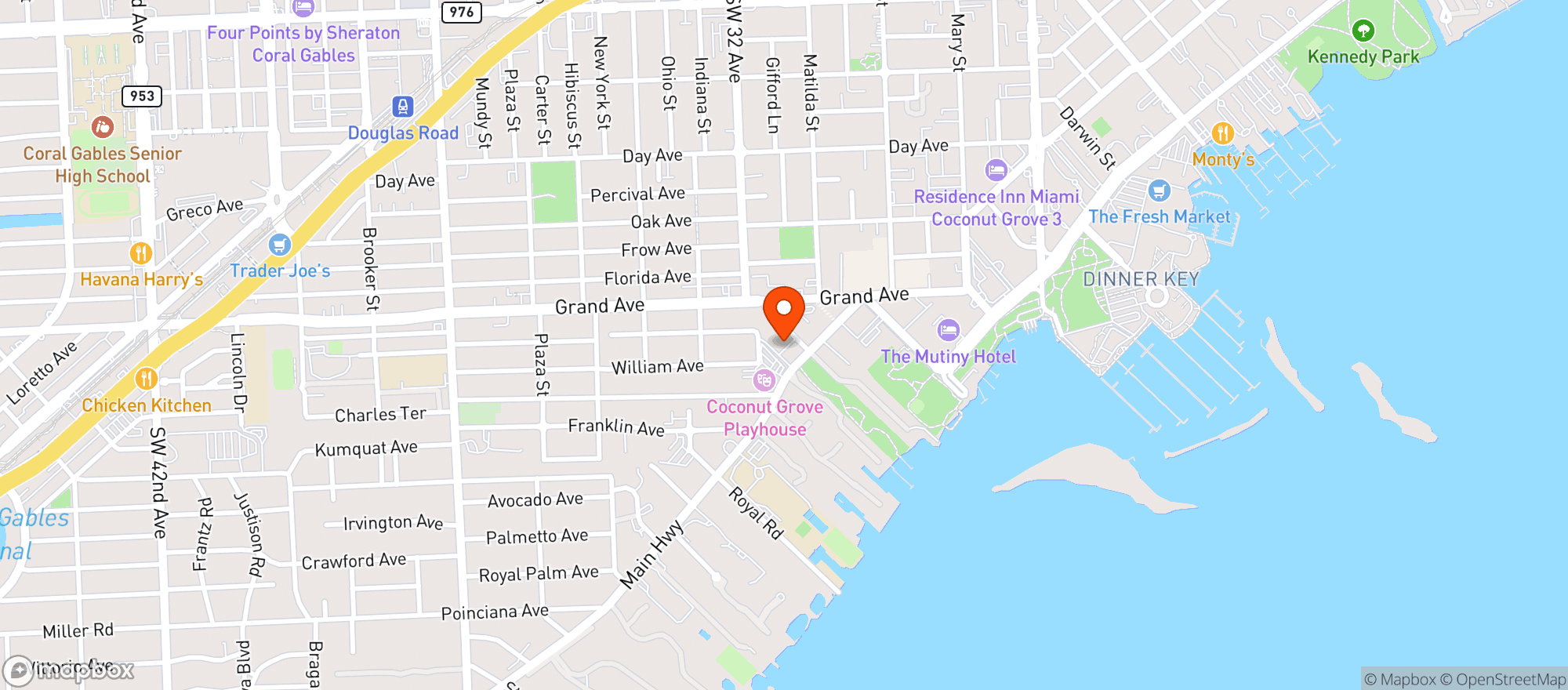 Map showing Bartaco