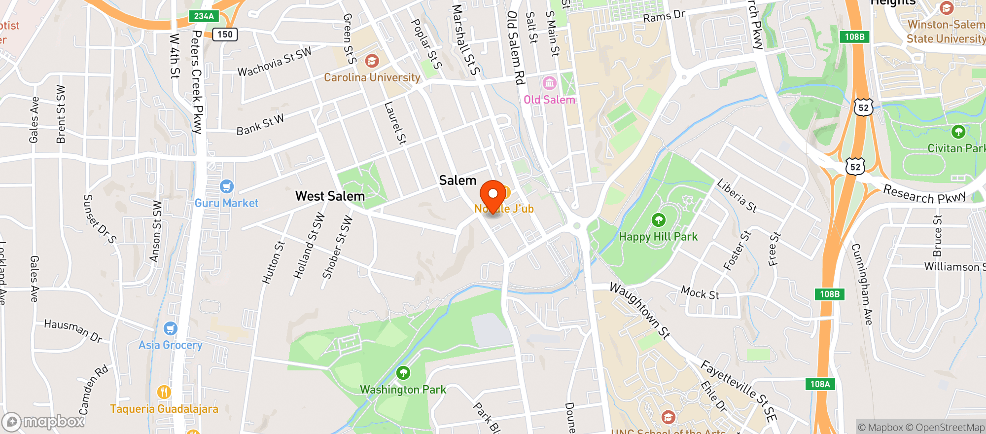 Map showing Easytalk