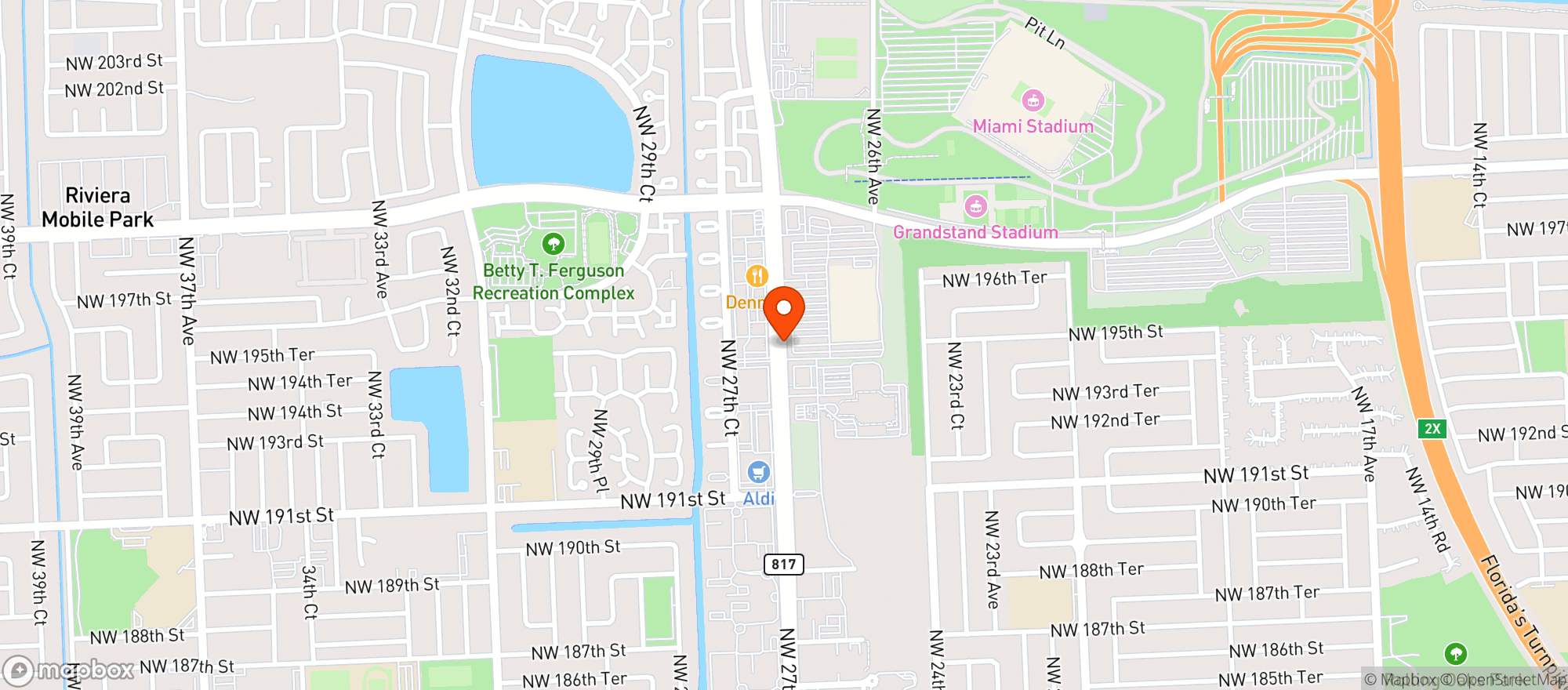 Map showing Walmart Supercenter