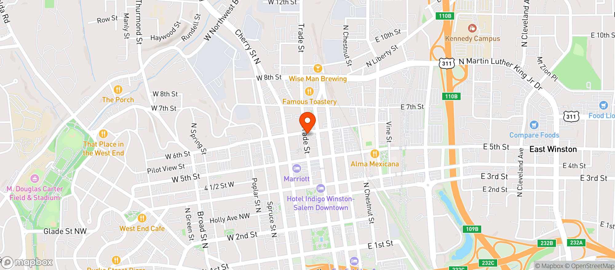 Map showing Hel's