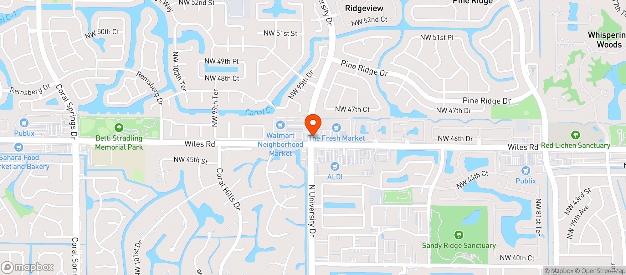 Map showing Fresh Market 031 - CRLS
