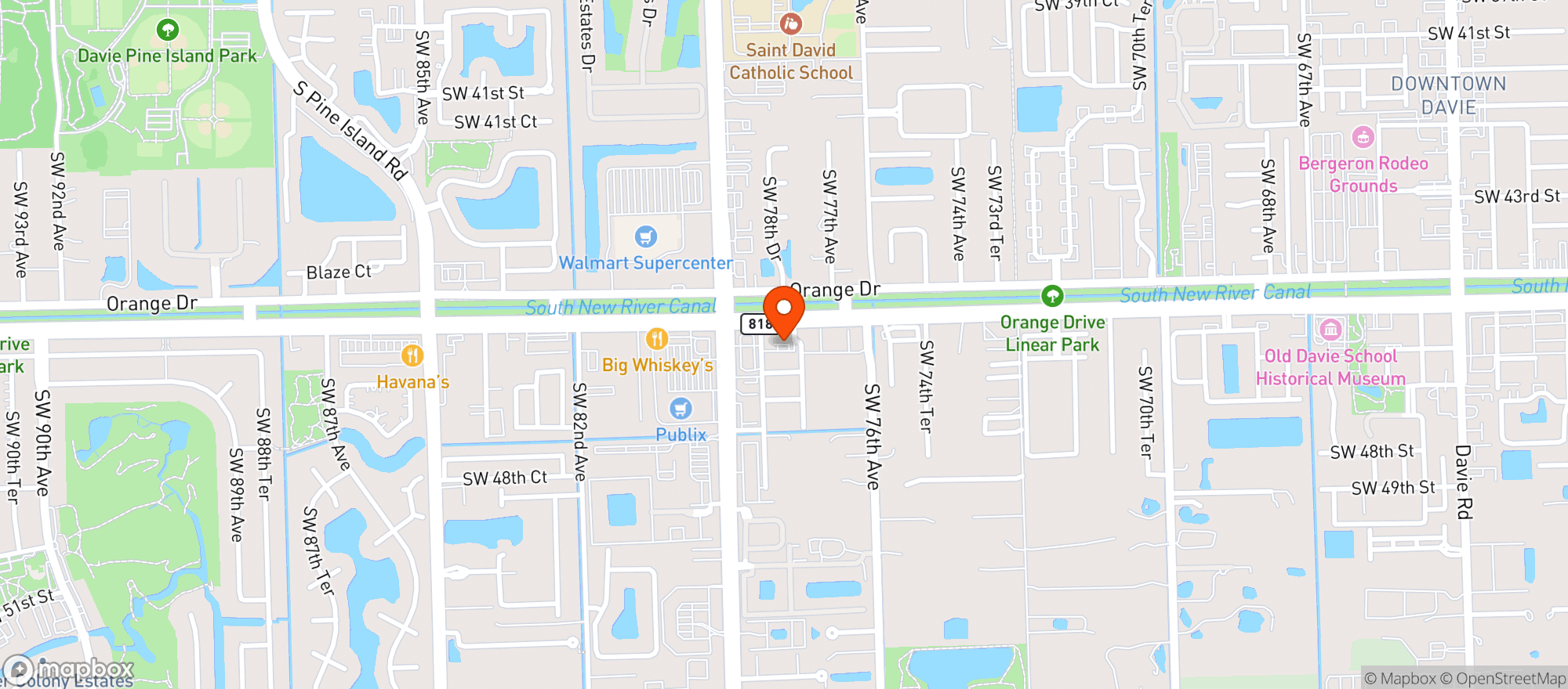 Map showing Smoke U Smoke Shop